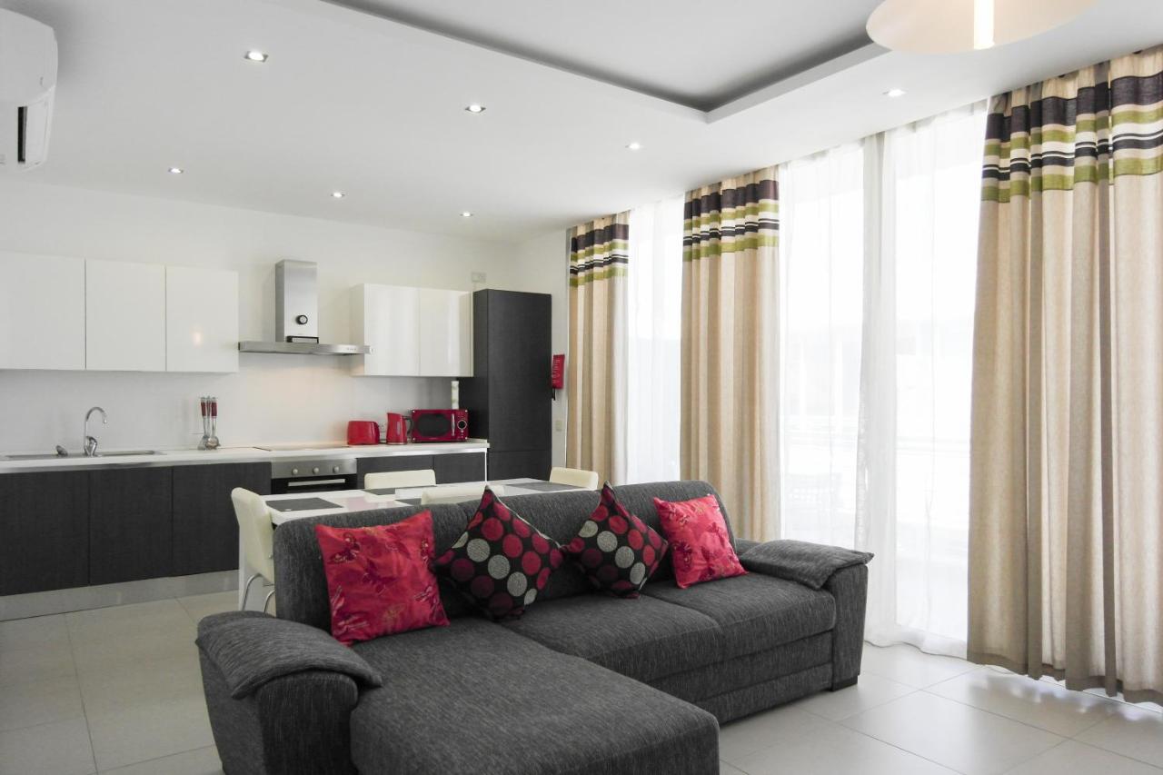 Ferienwohnung Modern Luxury Penthouse In Perfect Sliema Location Exterior foto